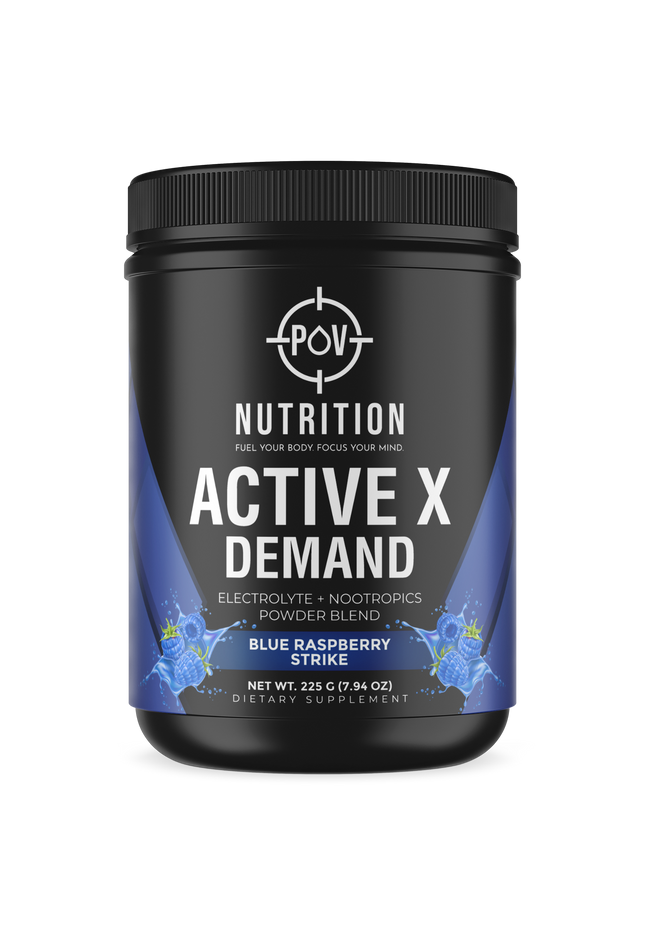 Active x Demand - Blue Raspberry Strike
