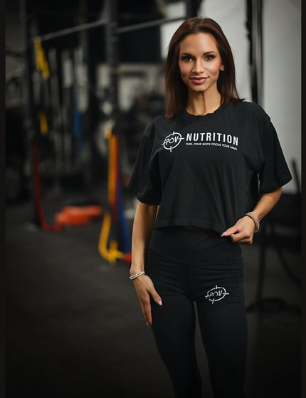 POV Crop Tee – Modern Minimalist Fit